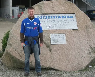Vor dem Ostseestadion