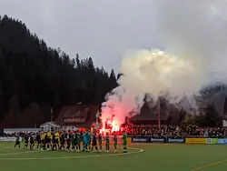 Pyro im Gästeblock