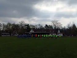 Mannschaftsbegrüßung