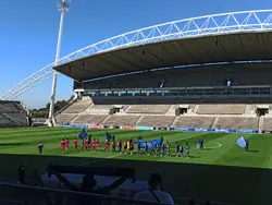 Mannschaftsbegrüßung