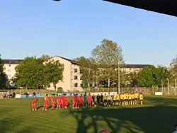 Mannschaftsbegrüßung