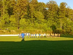 Mannschaftsbegrüßung