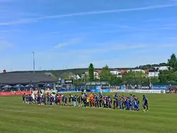 Mannschaftsbegrüßung