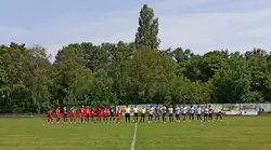 Mannschaftsbegrüßung