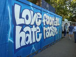 Love football hate racism