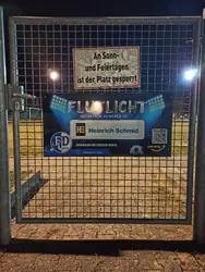 Platz gesperrt