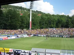 Fans wieder im Block