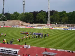 Mannschaftsbegrüßung