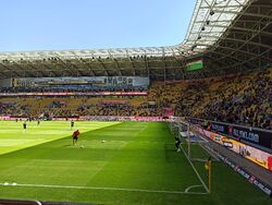 Warmmachen Torwart Sandhausen