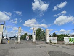 Eingang zum Sportpark