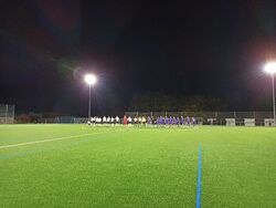 Mannschaftsbegrüßung