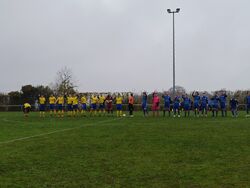 Mannschaftsbegrüßung