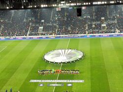 Mannschaftsbegrüßung