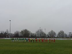 Mannschaftsbegrüßung