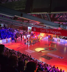 Mannschaftsbegrüßung