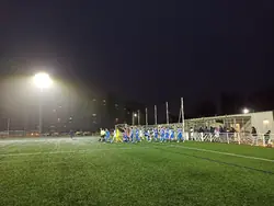 Einlauf der Mannschaften