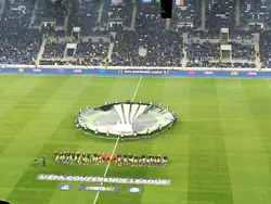 Mannschaftsbegrüßung