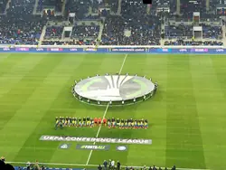 Mannschaftsbegrüßung