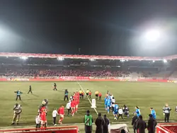 Einlauf der Mannschaften